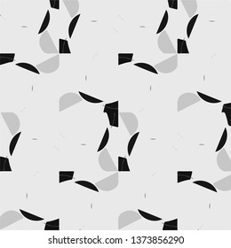 Abstract vector monochrome background. Halftone illustration pattern