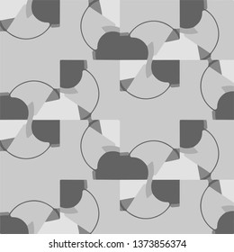 Abstract vector monochrome background. Halftone illustration pattern