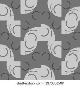 Abstract vector monochrome background. Halftone illustration pattern
