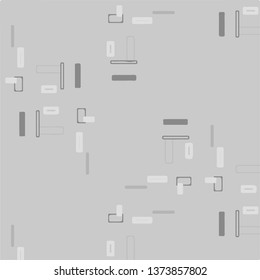 Abstract vector monochrome background. Halftone illustration pattern