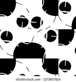 Abstract vector monochrome background. Halftone illustration pattern