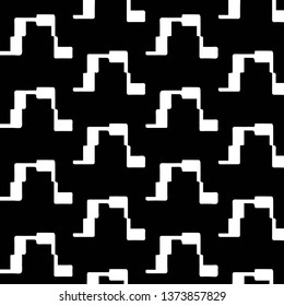 Abstract vector monochrome background. Halftone illustration pattern