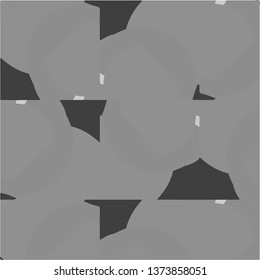 Abstract vector monochrome background. Halftone illustration pattern