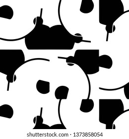 Abstract vector monochrome background. Halftone illustration pattern