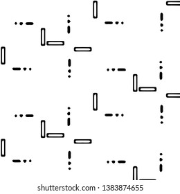 Abstract vector monochrome background. Halftone illustration pattern