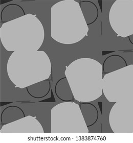 Abstract vector monochrome background. Halftone illustration pattern