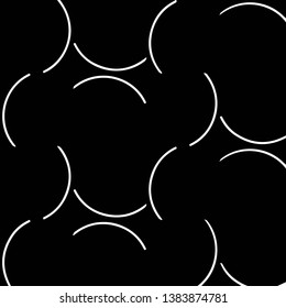 Abstract vector monochrome background. Halftone illustration pattern