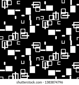 Abstract vector monochrome background. Halftone illustration pattern