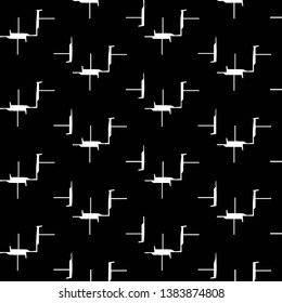 Abstract vector monochrome background. Halftone illustration pattern
