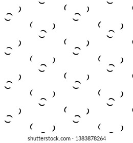 Abstract vector monochrome background. Halftone illustration pattern
