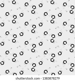 Abstract vector monochrome background. Halftone illustration pattern