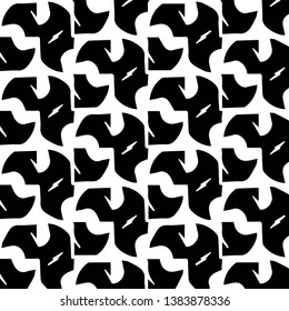 Abstract vector monochrome background. Halftone illustration pattern