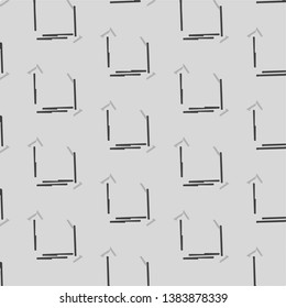 Abstract vector monochrome background. Halftone illustration pattern