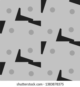 Abstract vector monochrome background. Halftone illustration pattern