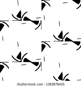 Abstract vector monochrome background. Halftone illustration pattern