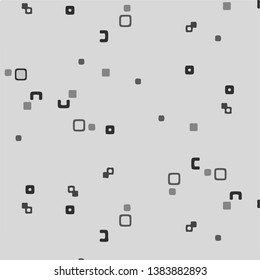 Abstract vector monochrome background. Halftone illustration pattern