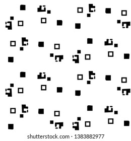Abstract vector monochrome background. Halftone illustration pattern