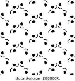 Abstract vector monochrome background. Halftone illustration pattern