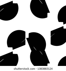 Abstract vector monochrome background. Halftone illustration pattern