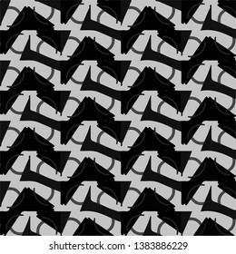 Abstract vector monochrome background. Halftone illustration pattern