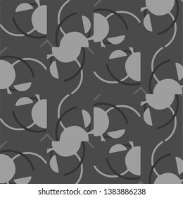 Abstract vector monochrome background. Halftone illustration pattern