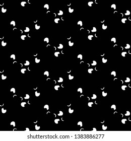 Abstract vector monochrome background. Halftone illustration pattern