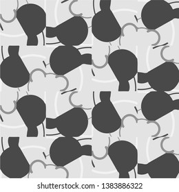 Abstract vector monochrome background. Halftone illustration pattern