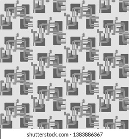 Abstract vector monochrome background. Halftone illustration pattern