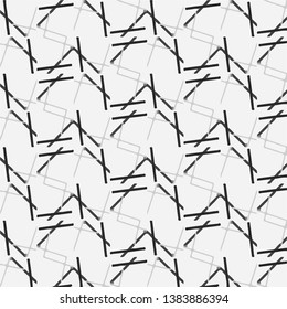 Abstract vector monochrome background. Halftone illustration pattern