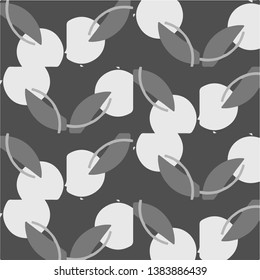 Abstract vector monochrome background. Halftone illustration pattern