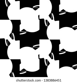Abstract vector monochrome background. Halftone illustration pattern