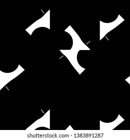 Abstract vector monochrome background. Halftone illustration pattern
