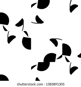Abstract vector monochrome background. Halftone illustration pattern