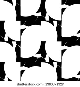 Abstract vector monochrome background. Halftone illustration pattern