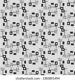 Abstract vector monochrome background. Halftone illustration pattern
