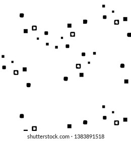 Abstract vector monochrome background. Halftone illustration pattern