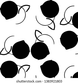 Abstract vector monochrome background. Halftone illustration pattern