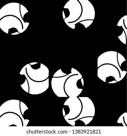Abstract vector monochrome background. Halftone illustration pattern