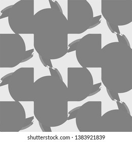 Abstract vector monochrome background. Halftone illustration pattern