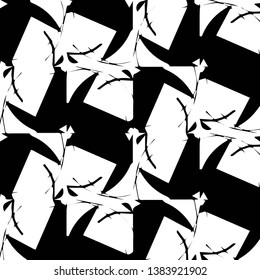 Abstract vector monochrome background. Halftone illustration pattern