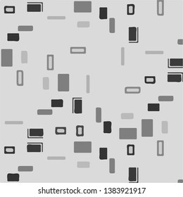 Abstract vector monochrome background. Halftone illustration pattern