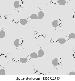 Abstract vector monochrome background. Halftone illustration pattern