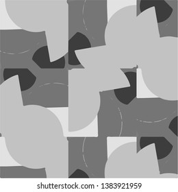 Abstract vector monochrome background. Halftone illustration pattern