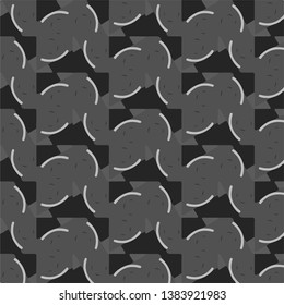 Abstract vector monochrome background. Halftone illustration pattern