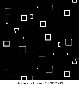 Abstract vector monochrome background. Halftone illustration pattern