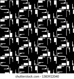 Abstract vector monochrome background. Halftone illustration pattern