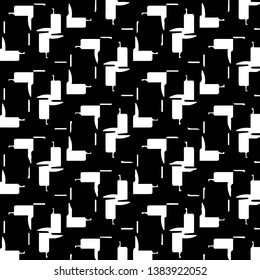 Abstract vector monochrome background. Halftone illustration pattern