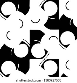 Abstract vector monochrome background. Halftone illustration pattern