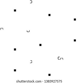 Abstract vector monochrome background. Halftone illustration pattern
