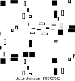 Abstract vector monochrome background. Halftone illustration pattern